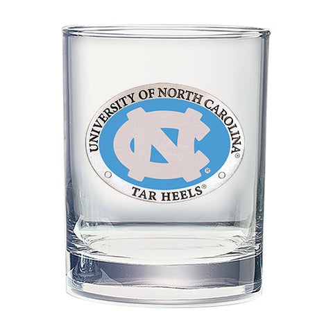 University of North Carolina Double Old Fashioned Glass