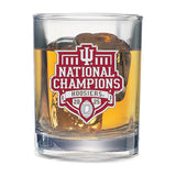 2025-26 Indiana National Champ  Double Old Fashioned Glass