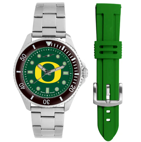 Oregon Ducks Men's Contender Watch Gift Set