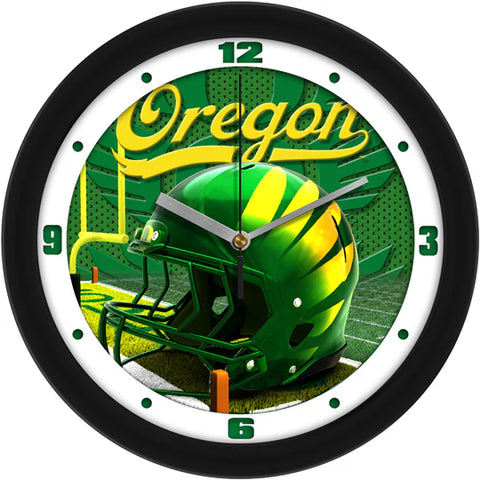 Oregon Ducks - Football Helmet Wall Clock
