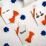 Florida Gator Crystal Drop Earrings