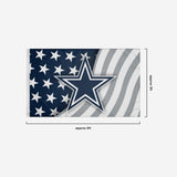 Dallas Cowboys Americana Horizontal Flag
