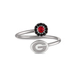 Georgia Bulldogs Adjustable Ring