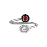 Georgia Bulldogs Adjustable Ring