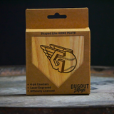Cleveland Guardians Dugout Mug® | Wood Coaster