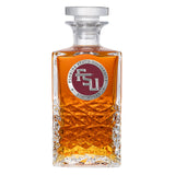 Florida State University FSU Logo Heritage Decanter