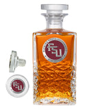 Florida State University FSU Logo Heritage Decanter