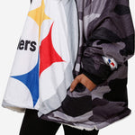 Pittsburgh Steelers Reversible Team Color Camo Hoodeez