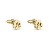 Iowa Tigerhawk Gold Plated Studs