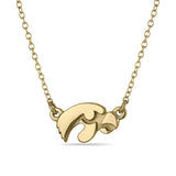 Iowa Tigerhawk Gold Plated Necklace