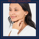 Illinois Huggie Hoop Earrings