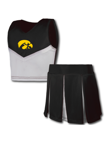 Iowa Hawkeyes Youth Girls' Cheer Set