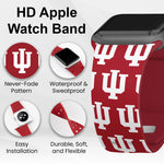 Indiana Hoosiers HD Apple Watch Band