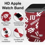 Indiana Hoosiers HD Apple Watch Band