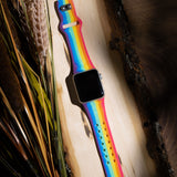 Iowa Hawkeyes Engraved Apple Watch Band