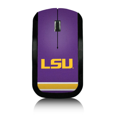 Louisiana State University Tigers Stripe Wireless Mouse-0