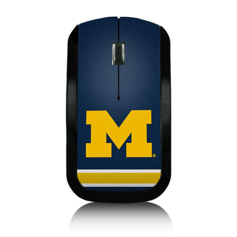 Michigan Wolverines Stripe Wireless Mouse-0