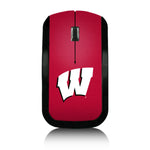 Wisconsin Badgers Solid Wireless Mouse-0