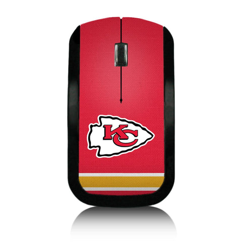 Kansas City Chiefs Stripe Wireless Mouse-0