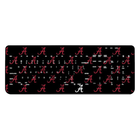 University of Alabama Crimson Tide Script A Fashion Pattern Wireless USB Keyboard-0