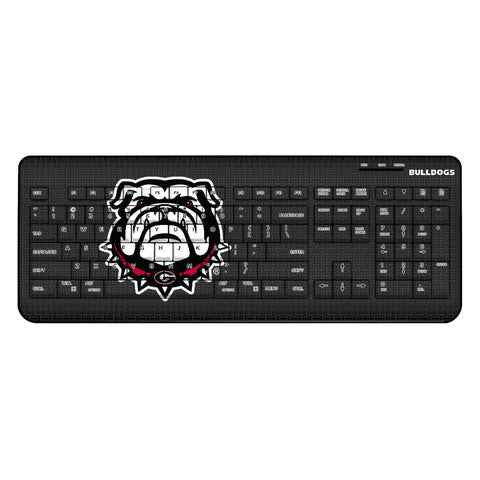 Georgia Bulldogs Linen Wireless USB Keyboard-0