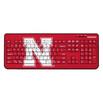 Nebraska Huskers N Solid Wireless USB Keyboard-0