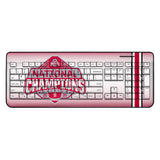 Ohio State University Buckeyes 2024 College Football Playoff National Champion Wireless USB Keyboard