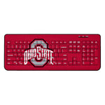 Ohio State Buckeyes Solid Wireless USB Keyboard-0