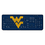 West Virginia Mountaineers Solid Wireless USB Keyboard-0