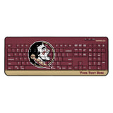 Florida State University Seminoles Personalized Endzone Solid Wireless USB Keyboard