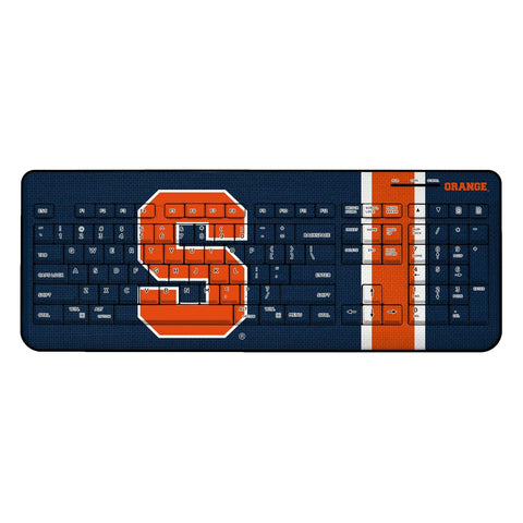 Syracuse Orange Stripe Wireless USB Keyboard-0