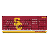 University of Southern California Trojans Personalized Endzone Solid Wireless USB Keyboard