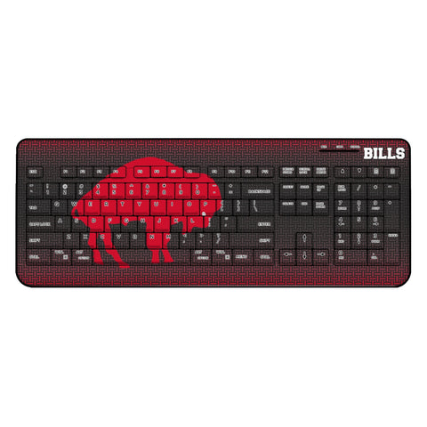 Buffalo Bills Historic Collection Linen Wireless USB Keyboard