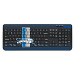 Detroit Lions Retro Linen Wireless USB Keyboard-0