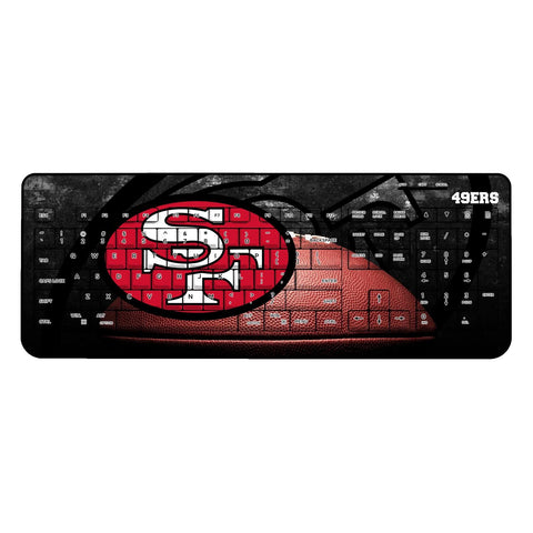 San Francisco 49ers Historic Collection Legendary Wireless USB Keyboard-0