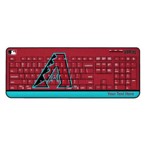 Arizona Diamondbacks Personalized Endzone Solid Wireless USB Keyboard