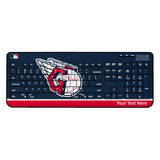 Cleveland Guardians Personalized Endzone Solid Wireless USB Keyboard