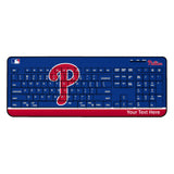 Philadelphia Phillies Personalized Endzone Solid Wireless USB Keyboard
