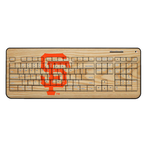 San Francisco Giants Baseball Bat Wireless USB Keyboard-0