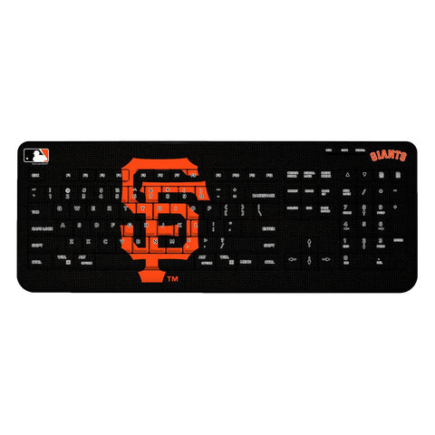 San Francisco Giants Solid Wireless USB Keyboard-0