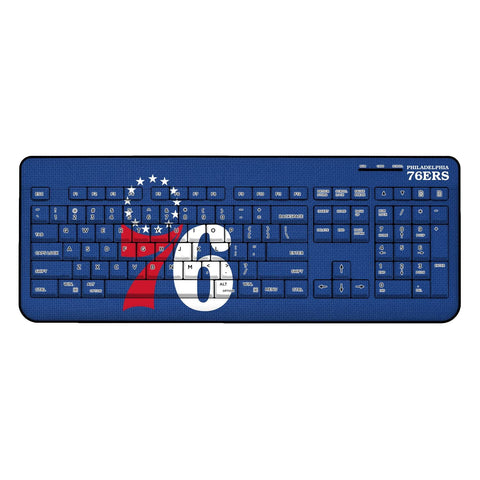 Philadelphia 76ers Solid Wireless USB Keyboard-0