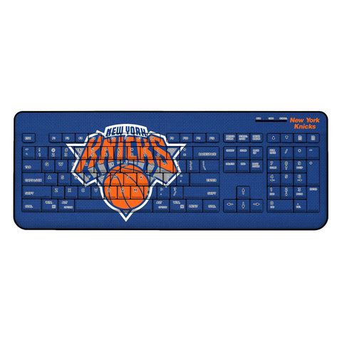 New York Knicks Solid Wireless USB Keyboard-0