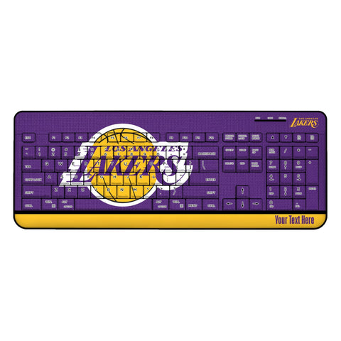 Los Angeles Lakers Personalized Endzone Solid Wireless USB Keyboard