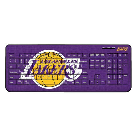 Los Angeles Lakers Solid Wireless USB Keyboard-0