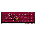Arizona Cardinals Personalized Endzone Solid Wireless USB Keyboard