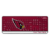 Arizona Cardinals Personalized Endzone Solid Wireless USB Keyboard