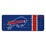 Buffalo Bills Stripe Wireless USB Keyboard-0