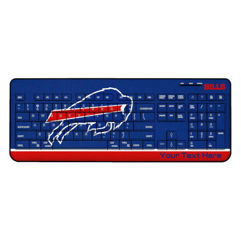 Buffalo Bills Personalized Endzone Solid Wireless USB Keyboard