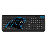 Carolina Panthers Linen Wireless USB Keyboard