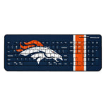 Denver Broncos Stripe Wireless USB Keyboard-0